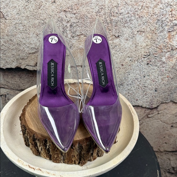FANCY STILETTO 120 MM | PURPLE size 7.5   A259 - Picture 4 of 9